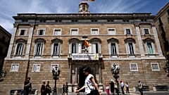 Exterior del Palacio de la Generalitat. Barcelona, España