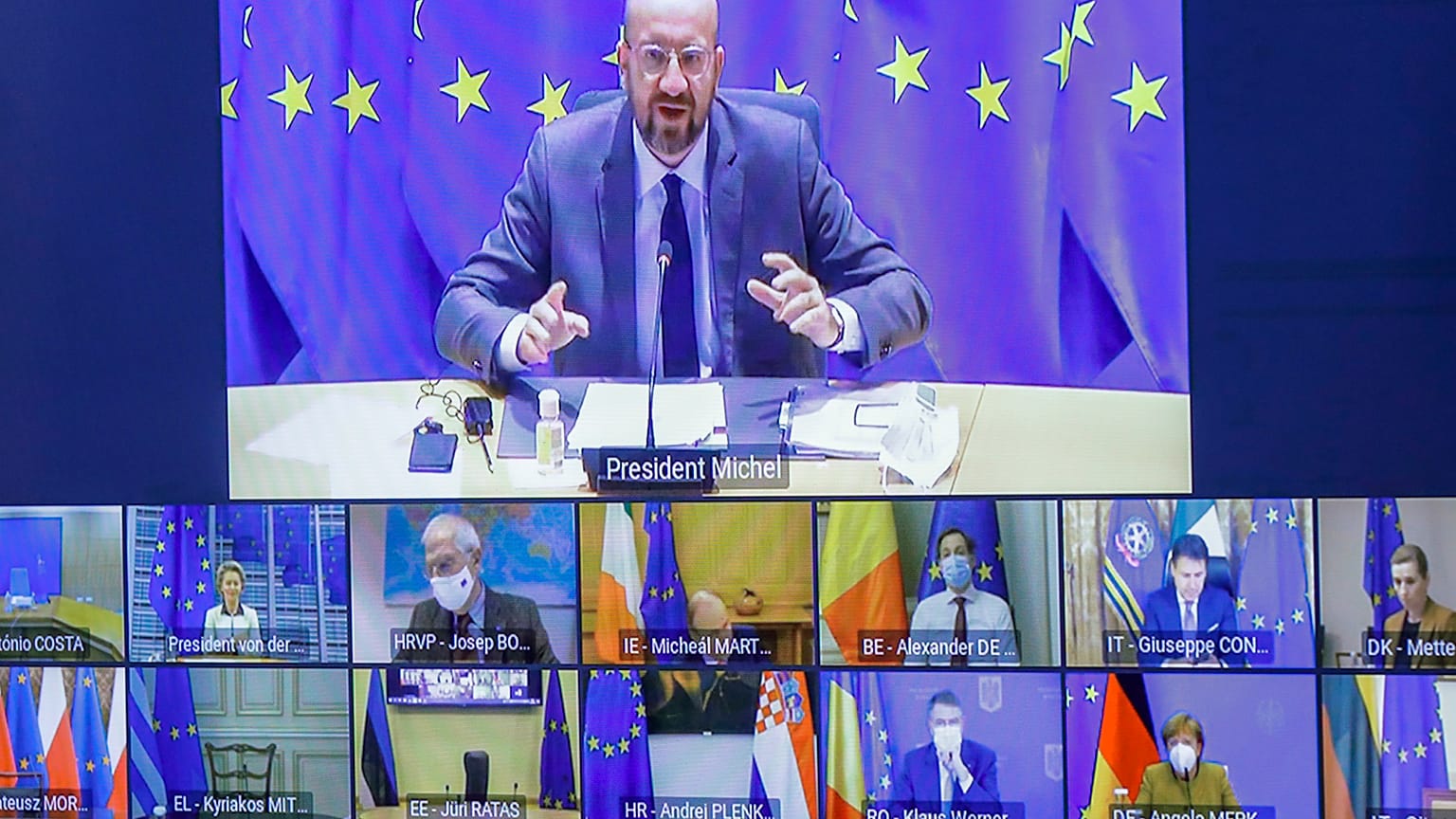 قمة الاتحاد الأوروبي المنعقدة عبر الفيديو في 21 يناير، 2021