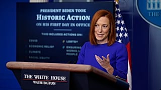 Jen Psaki bei Biden Amtseinführung