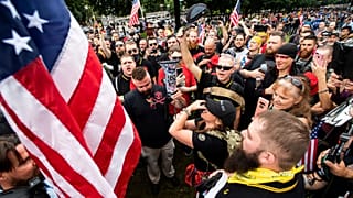 Proud Boys üyelerinden Trump's destek gösterisi / Arşiv / 2019