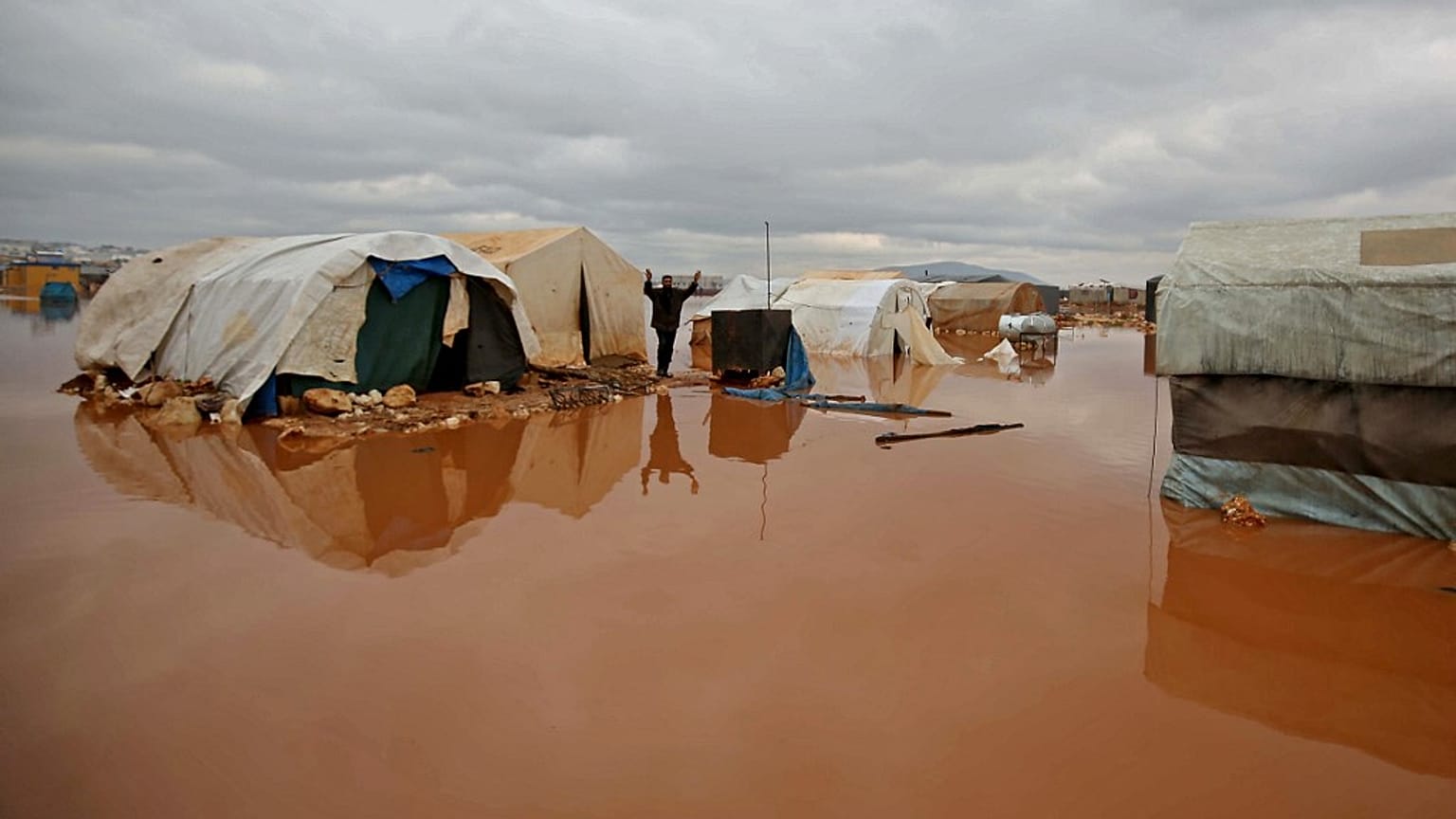 Il campo di Kafr Lusin in Siria