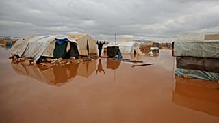 Il campo di Kafr Lusin in Siria