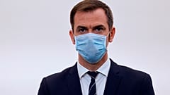 File: French Health Minister Olivier Veran during a press conference in Paris to present details of new COVID-19 restrictions. Oct 15, 2020
