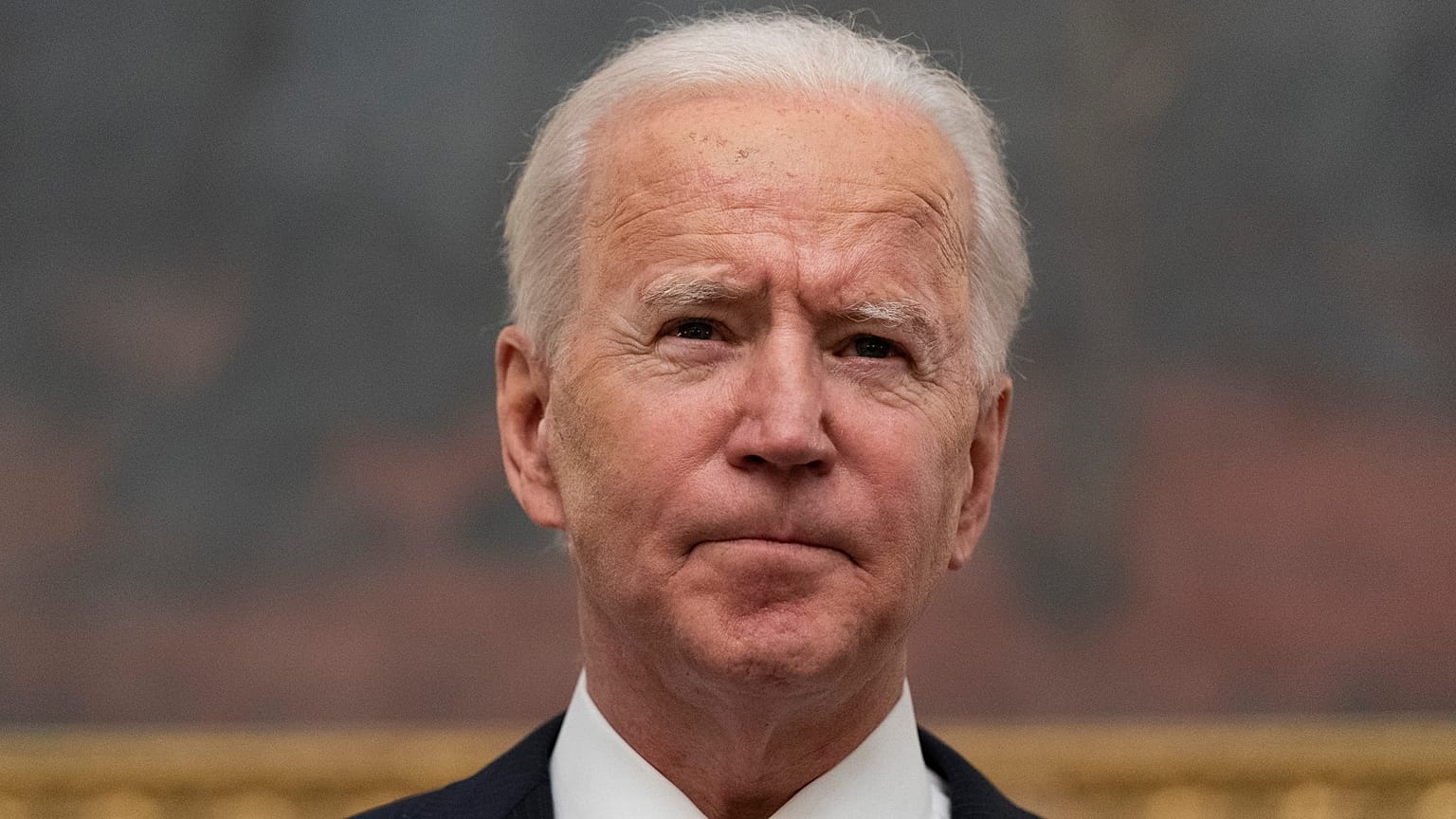 President Joe Biden speaks about the coronavirus in the State Dinning Room of the White House, Thursday, Jan. 21, 2021, in Washington.