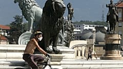 Κεντρική πλατεία των Σκοπίων, Αύγουστος 2020