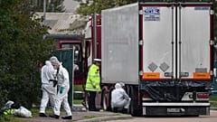 In diesen Kühl-LKW starben 39 Menschen (ARCHIV)