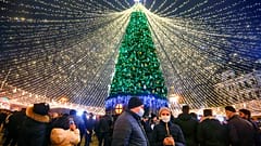 Ανθρακούχο νερό με γεύση Χριστουγέννων