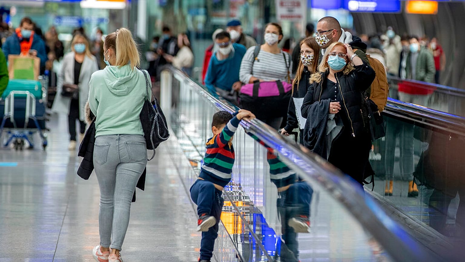 Am Flughafen Frankfurt