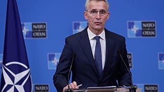 Jens Stoltenberg bei einer Pressekonferenz am 14. Januar.