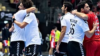 المنتخب المصري خلال مشاركته في دورة كأس العالم 2019 في الدنمارك ـ أرشيف. 2019/01/23