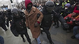 Задержания в ходе акций в поддержку Алексея Навального в Москве