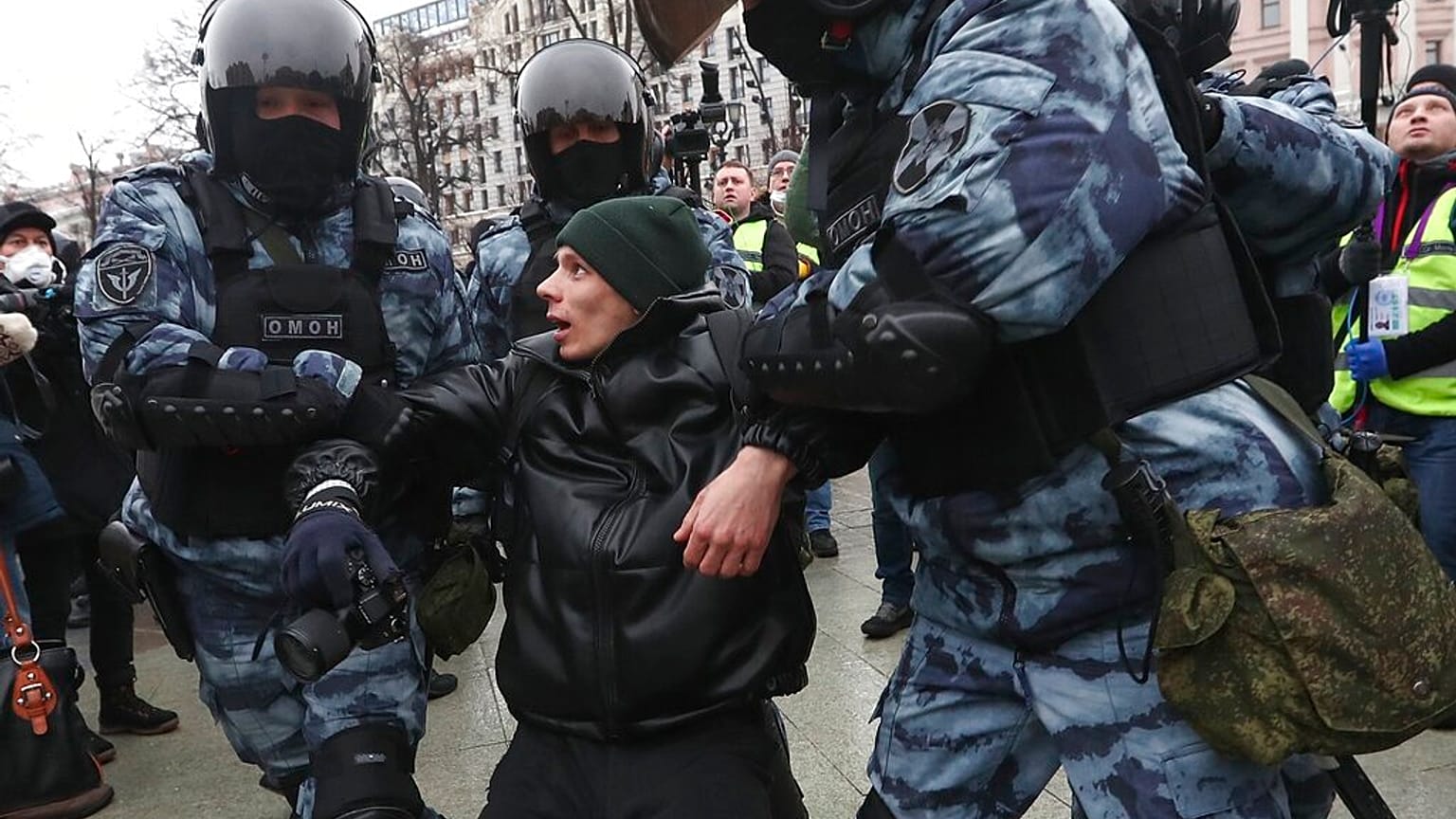 Arrestation d'un pro-Navalny en Russie