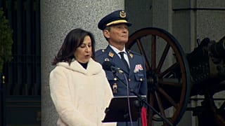 Verteidigungsministerin mit Generalstabschef Villarroya