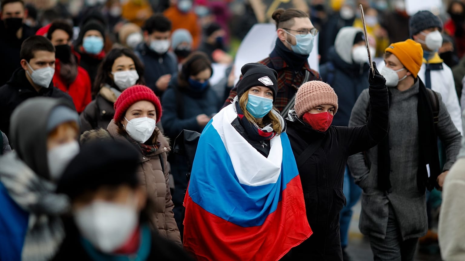Navalny protestolarında en az 3 bin kişi gözaltına alındı