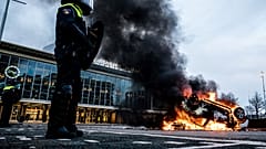 Brandstiftungen gab es auch am Hauptbahnhof von Eindhoven