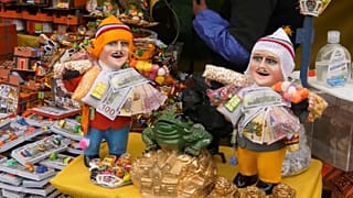 Un puesto en un mercadillo boliviano en El Alto