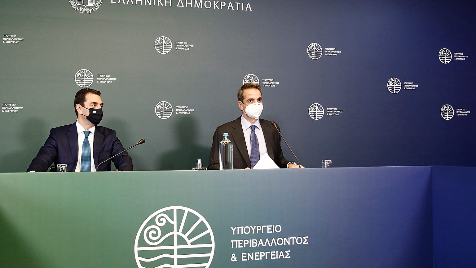 Ο Κυριάκος Μητσοτάκης στο Υπουργείο Ενέργειας