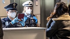 Archivo. Controles en el aeropuerto de Frankfurt 