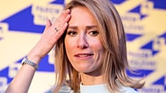 La neo premier estone Kaja Kallas 