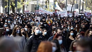 Συγκέντρωση φοιτητών στο κέντρο της Αθήνας στις 21 Ιανουαρίου 2021