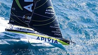 Archives : Apivia de Charlie Dalin, le 4 janvier 2021
