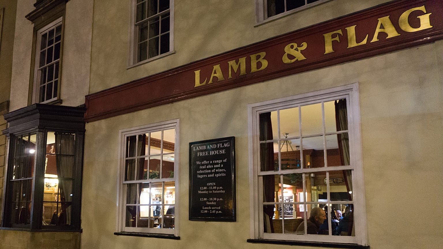 A Lamb & Flag pub