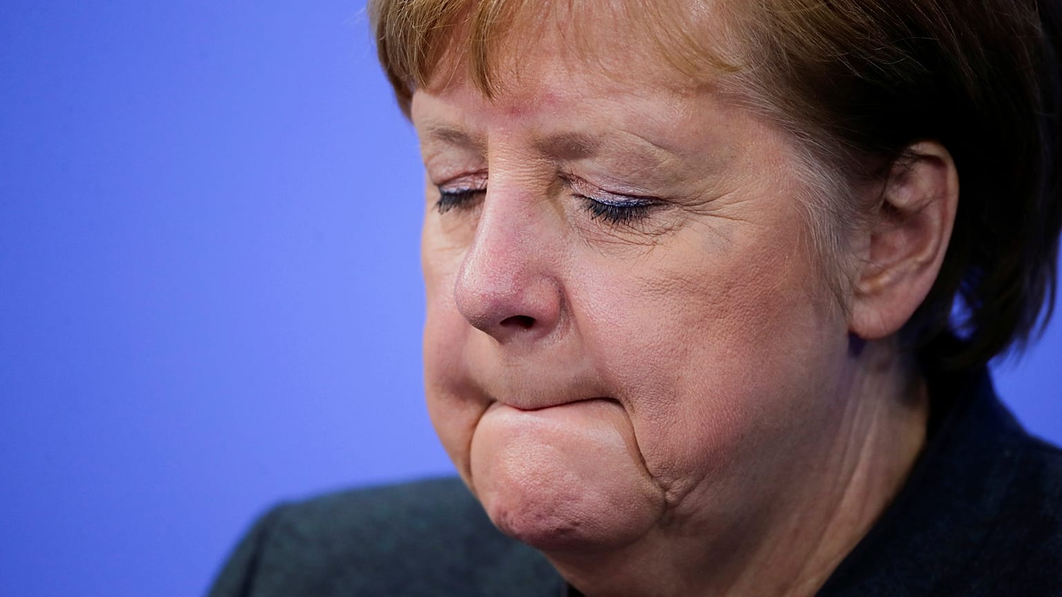 Merkel bei einer Pressekonferenz über Corona-Maßnahmen