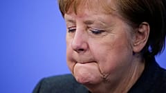 Merkel bei einer Pressekonferenz über Corona-Maßnahmen