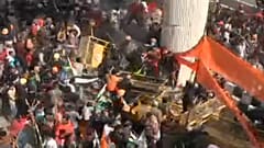 News Dehli, manifestation d'agriculteurs