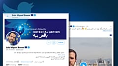 الحساب الرسمي المتحدث الإعلامى الجديد باسم الاتحاد الأوروبى