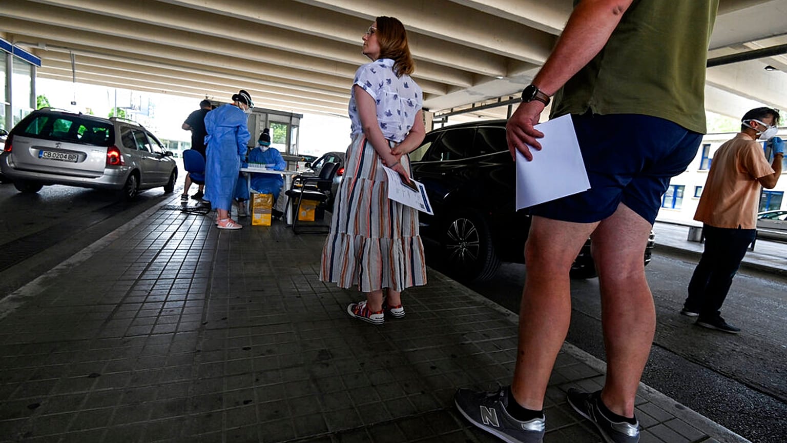 Virus Outbreak Greece Tourists