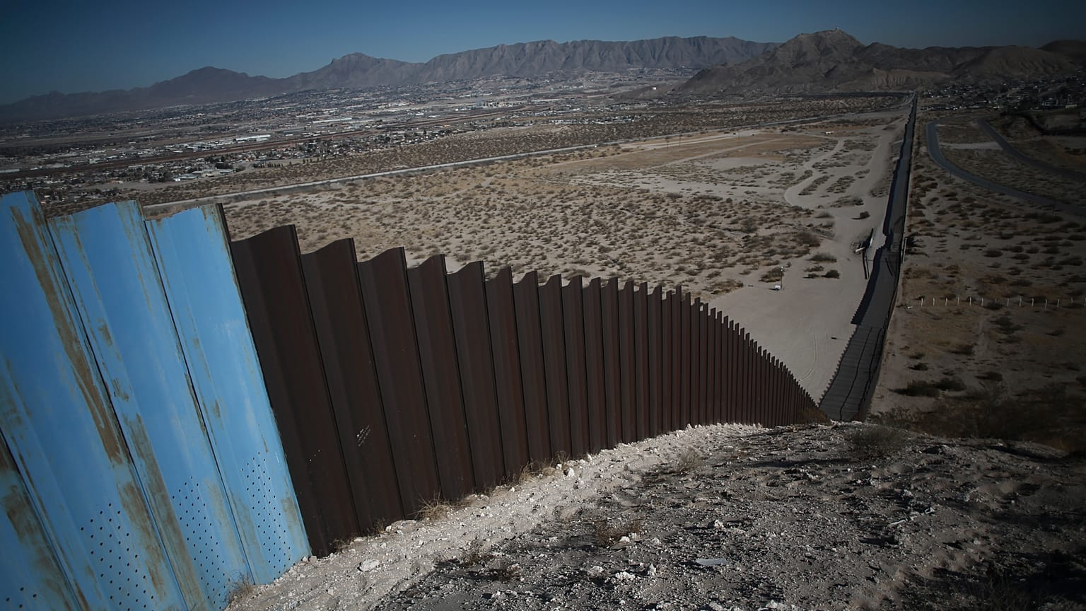 Határfal az amerikai-mexikói határon