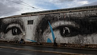 Wandbild in Athen
