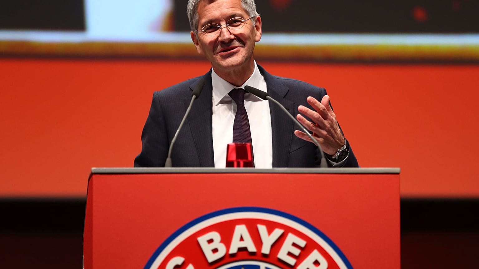 Bayern-Präsident Herbert Hainer vor seiner Amtszeit 2019.