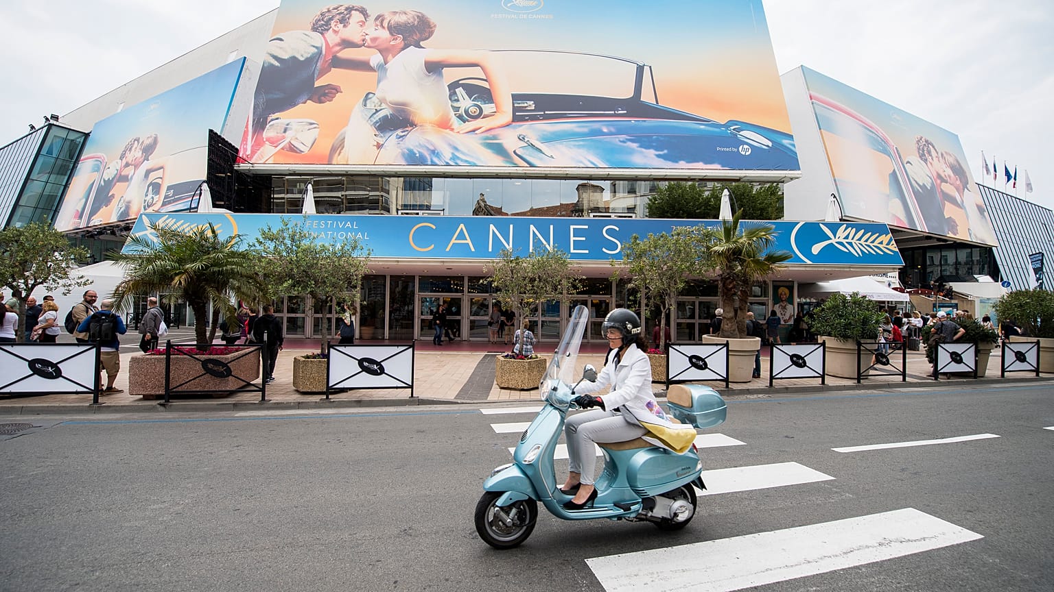 The Palais des Festivals at the 71st international film festival, Cannes, southern France, on May 7, 2018