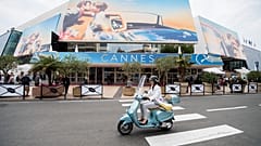 The Palais des Festivals at the 71st international film festival, Cannes, southern France, on May 7, 2018