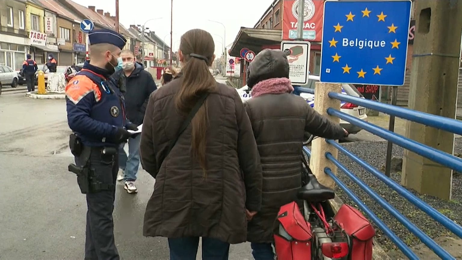 Belgische Grenzkontrolle