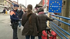 Belgische Grenzkontrolle