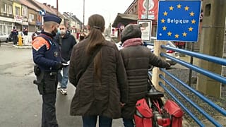 Belgische Grenzkontrolle