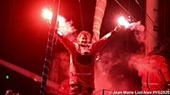 Yannick Bestaven savourant sa victoire, les Sables-d'Olonne, le 28 janvier 2021 