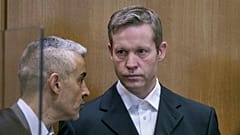 Defendant Stephan Ernst, right, who is accused of murdering politician Walter Luebcke.