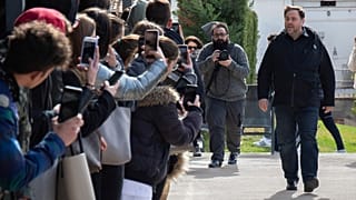 Foto de archivo del exvicepresidente de la Generalitat Oriol Junqueras en un permiso penitenciario el 3 de marzo de 2020.