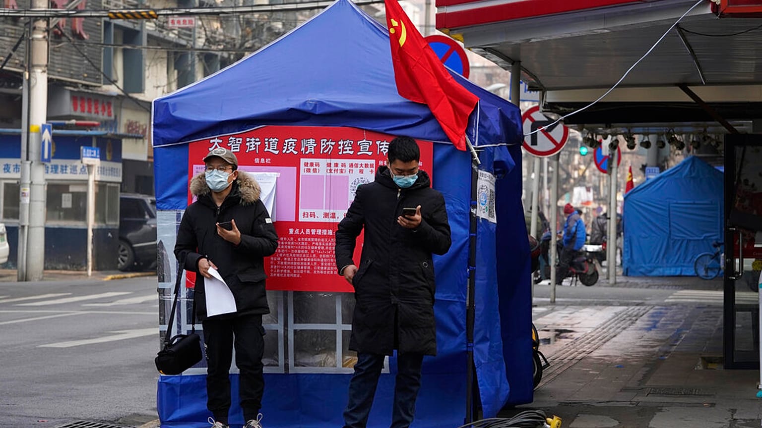 Covid-19 pandemisinin dünyadaki çıkış noktası olan Wuhan şehrinden bir kare.