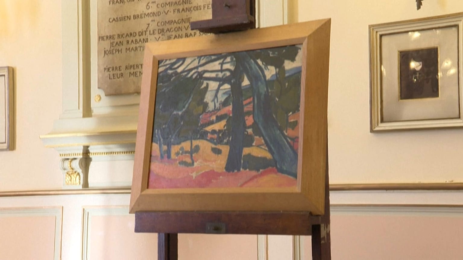 "Pinède, Cassis", le tableau de André Derain