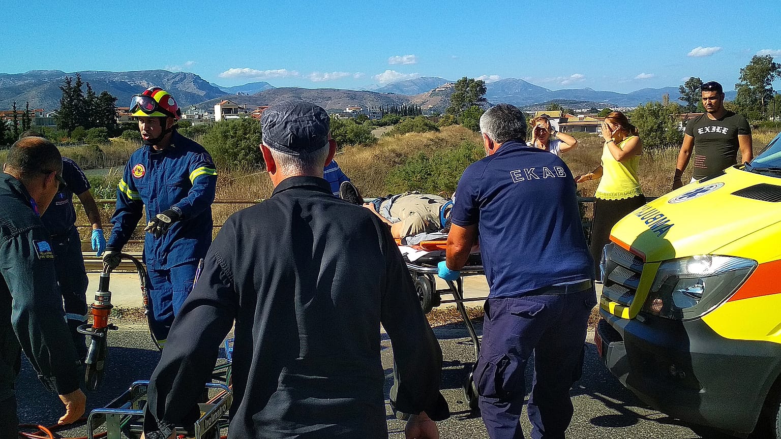Τροχαίο δυστύχημα (φωτογραφία αρχείου)