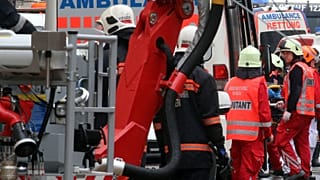 عکس آرشیوی از حادثه فروریزی ساختمانی در وین