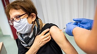 Hungary is rolling out several different vaccines, including from Pfizer-BioNTech (pictured)