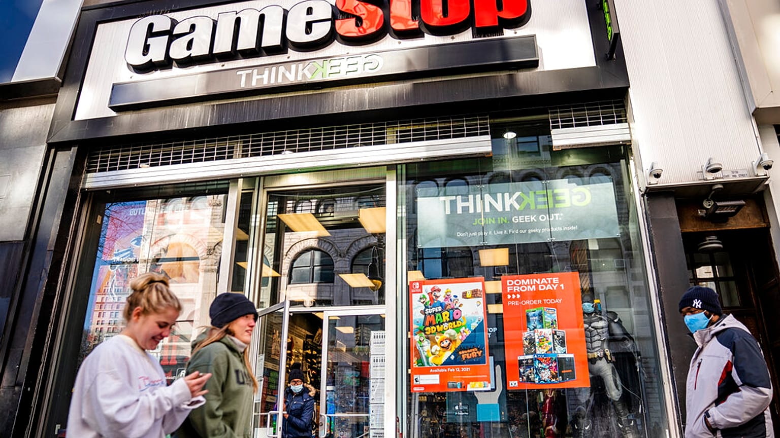 GameStop mağazası