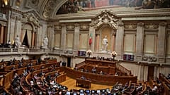 A previous session of the Portuguese parliament in Lisbon, May 7, 2020. 
