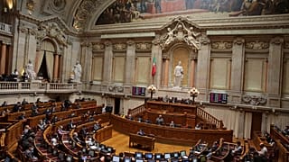 A previous session of the Portuguese parliament in Lisbon, May 7, 2020. 